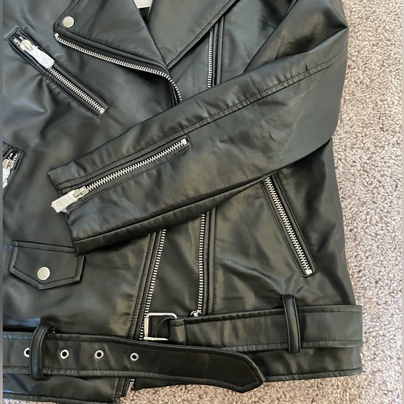 Zara Oversized Faux Leather Jacket - Picture 10 of 10
